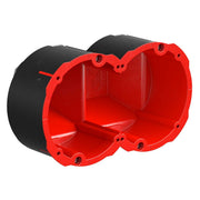 Kaiser - Dose, Gehäuse für Montage in der Wand/Decke Brandschutz Quickbox Maxi 9499-77.02 HWD90 2x1 D83mm − 5 Stück
