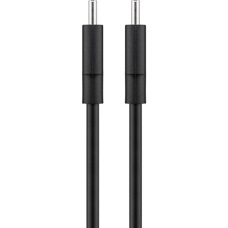Goobay - Zubehör/Ersatzteile für Batterie/Akku/Ladegerät Sync/Ladekabel 66318 1m,USB-C,sw