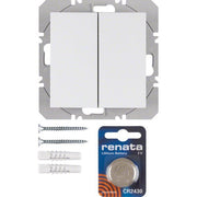 Berker - Bussystem-Hand-/Wandsender KNX-Funk Wandsender 2fach 85656288 polarweiß matt