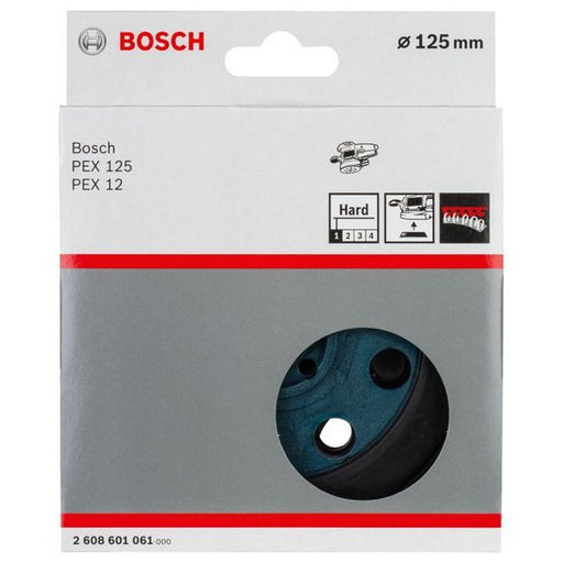Bosch - Stützteller für Schleifwerkzeug Schleifteller hart, 125 2608601061 mm für PEX 12 PEX 12