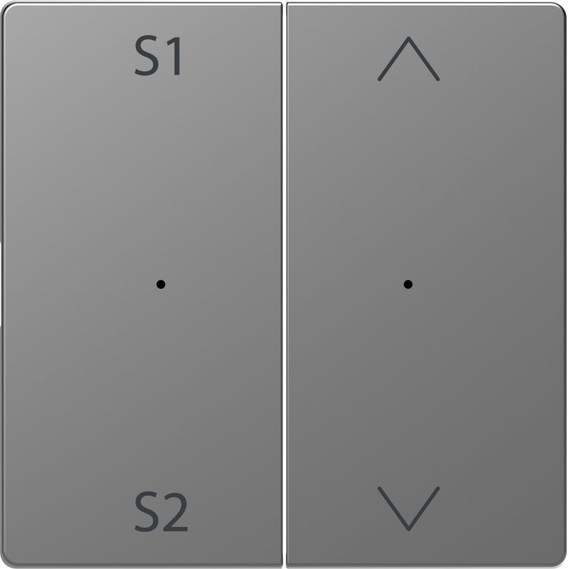 Merten - Abdeckung/Bedienelement für Installationsschalterprogramme Wippe f. Tastermodul 2f. MEG5227-6036 Szene1/2 Auf/Ab eds