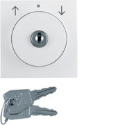 Berker - Abdeckung/Bedienelement für Installationsschalterprogramme Zentralstück m Schloss 1082898900 für Jal. S.1 pw