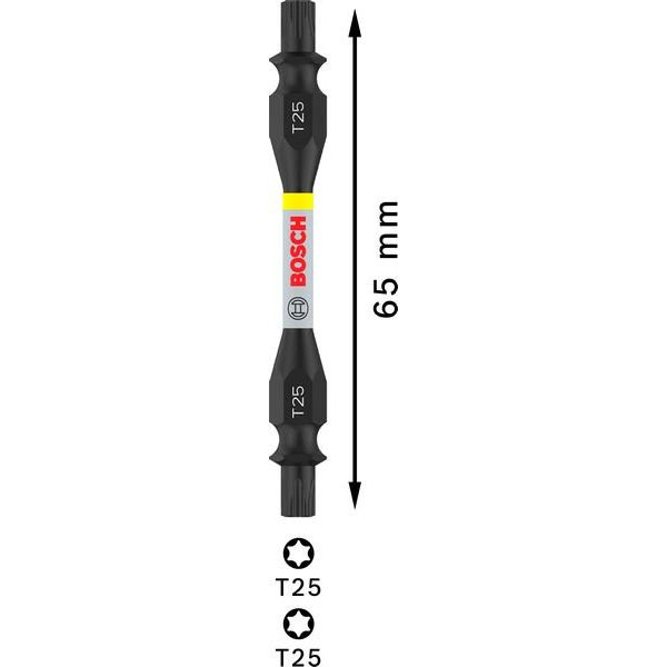Bosch - Bit PRO Impact Schrauberbit 2608522541 mit Doppelklingen
