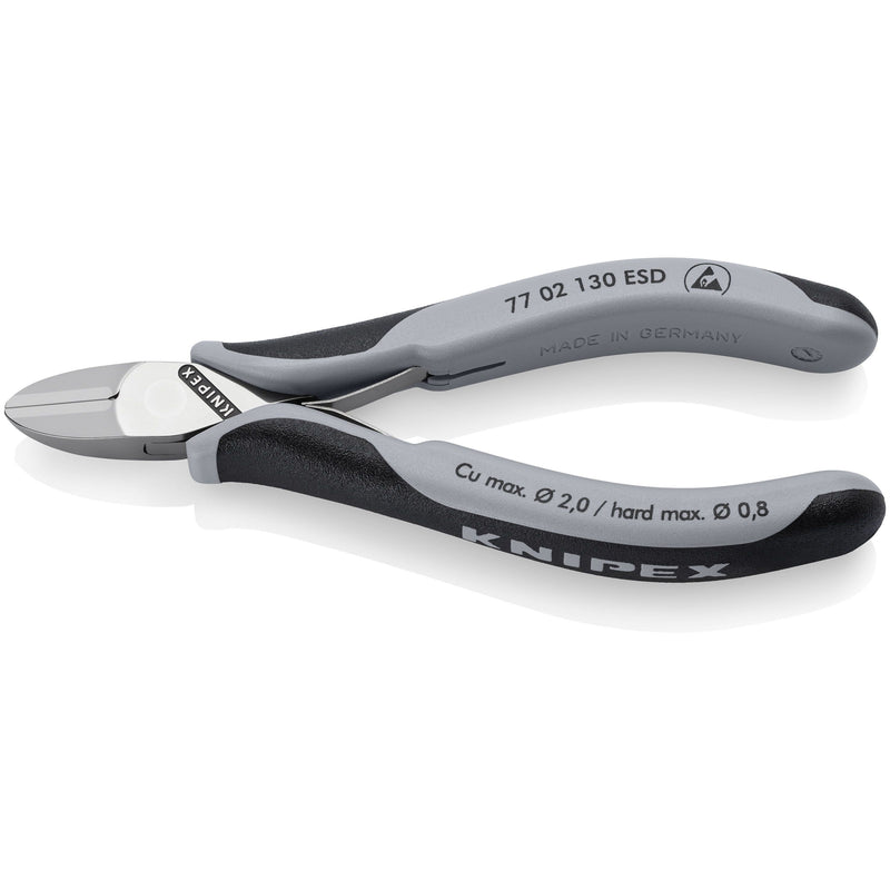 Knipex-Werk - Seitenschneider Elektronik-Seitenschneider 77 02 130 ESD durchgesteckt Gelenk