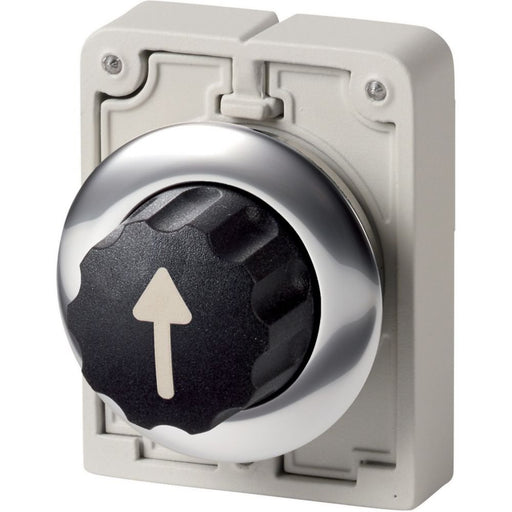 Eaton - Frontelement für Wahlschalter Wahltaste RMQ-Titan M30C-FWR3-X7 Knebelgriff rastend