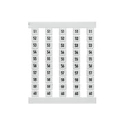Weidmüller - Klemmenmarkierung Klemmenmarkierer DEK 5 FSZ 51-60 dekafix,senkrecht − 500 Stück