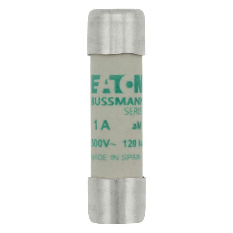 Eaton - Zylindrische Sicherung Sicherungseinsatz Nieders. C10M1 1A AC 500V 120kA − 10 Stück