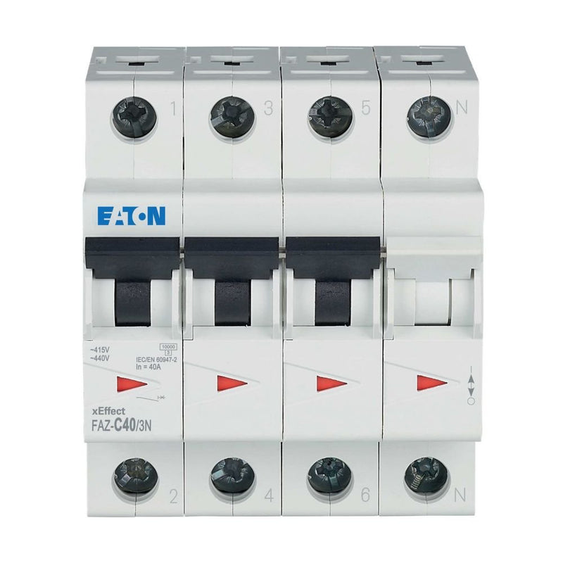 Eaton - Leitungsschutzschalter FAZ-C40/3N C 40A, 3p+N