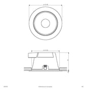 EVN Lichttechnik - Decken-/Wandleuchte LED-Einbauleuchte IP54 L54130125 3000K, 4000K, 5700K