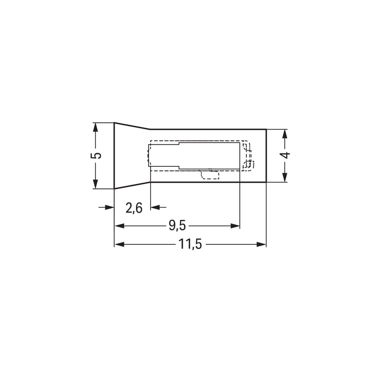 WAGO - Ein- und mehrpolige Klemmenleiste SMD-Leiterplattenklemme 2065-100/998-403 0,75 mm²,si − 2650 Stück
