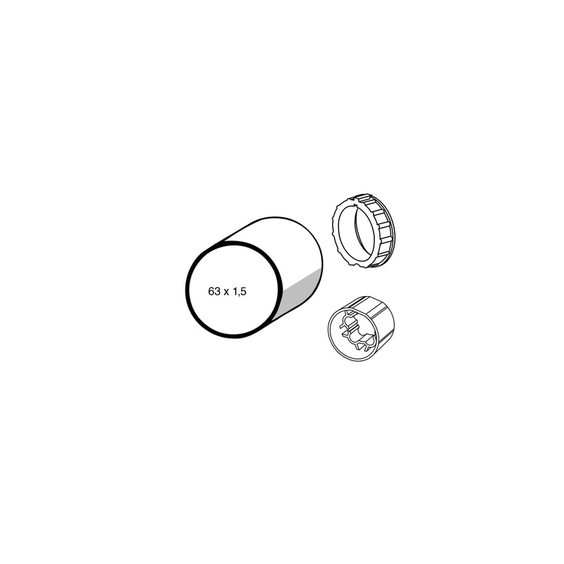 Somfy - Zubehör/Ersatzteile für Tor-/Rollladenantriebe Mitnehmer LT 50/60 9206019 63x1,5/1,6 − 1 Stück