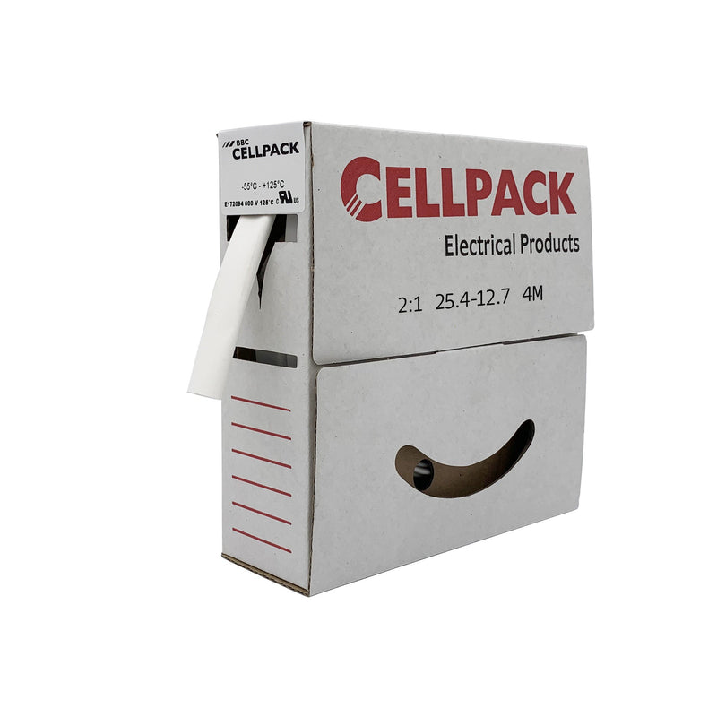 Cellpack - Schrumpfschlauch SB 25.4-12.7 ws in Abrollbox 4m