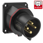 Walther Werke - CEE-Gerätestecker (IEC 60309) CEE NEO Anbaugerätestecker FW733406CC schräg 32A 4P 6h