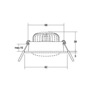 Brumberg Leuchten - Downlight/Strahler/Flutlicht LED-Einbaustrahler 230V 39379173