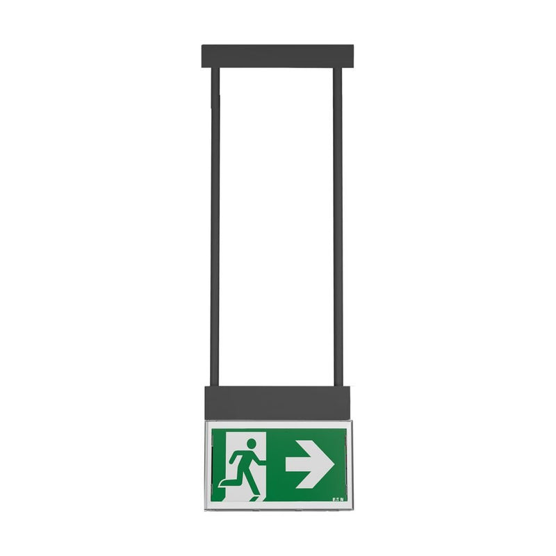 Ceag Notlichtsysteme - Mechanisches Zubehör/Ersatzteile für Leuchten Pendelabhängung 1,5m FTECCC-TSK-150-B schwarz