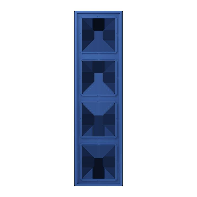 Jung - Abdeckrahmen Rahmen 4-fach LC 984 253 bleu outremer 59