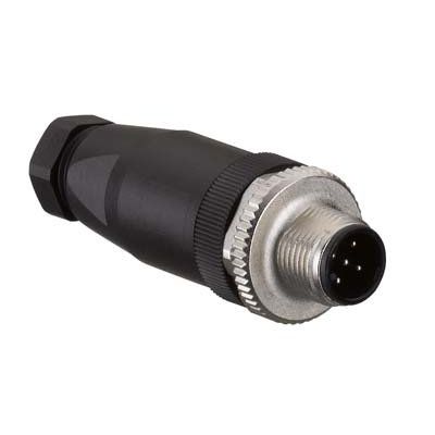 Leuze - Rundsteckverbinder, feldkonfektionierbar (Industriesteckverbinder) Stecker KS 095-4A − 1 Stück