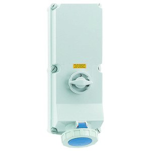 Bals Elektrotech - CEE-Steckdose abschaltbar, abgesichert (IEC 60309) Wandsteckdose abschaltbar 16620 verriegelt 125A 3p