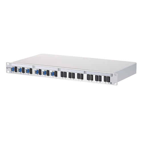 Metz Connect - Patchpanel LWL LWL-Patchfeld OpDAT PF 1502097406-E 6xLC-D OS2 bestückt