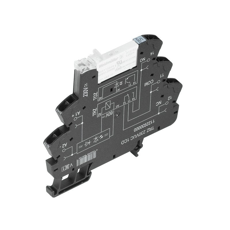 Weidmüller - Schaltrelais Koppelrelais TRZ 230VUC 1CO AGSNO 230 V UC 10 %,1W − 10 Stück