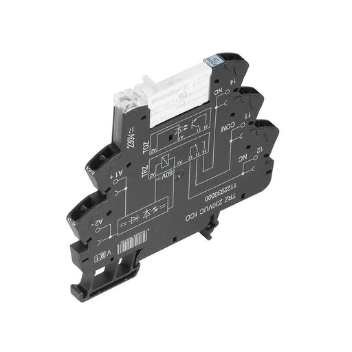 Weidmüller - Schaltrelais Koppelrelais TRZ 230VUC 1CO AGSNO 230 V UC 10 %,1W − 10 Stück