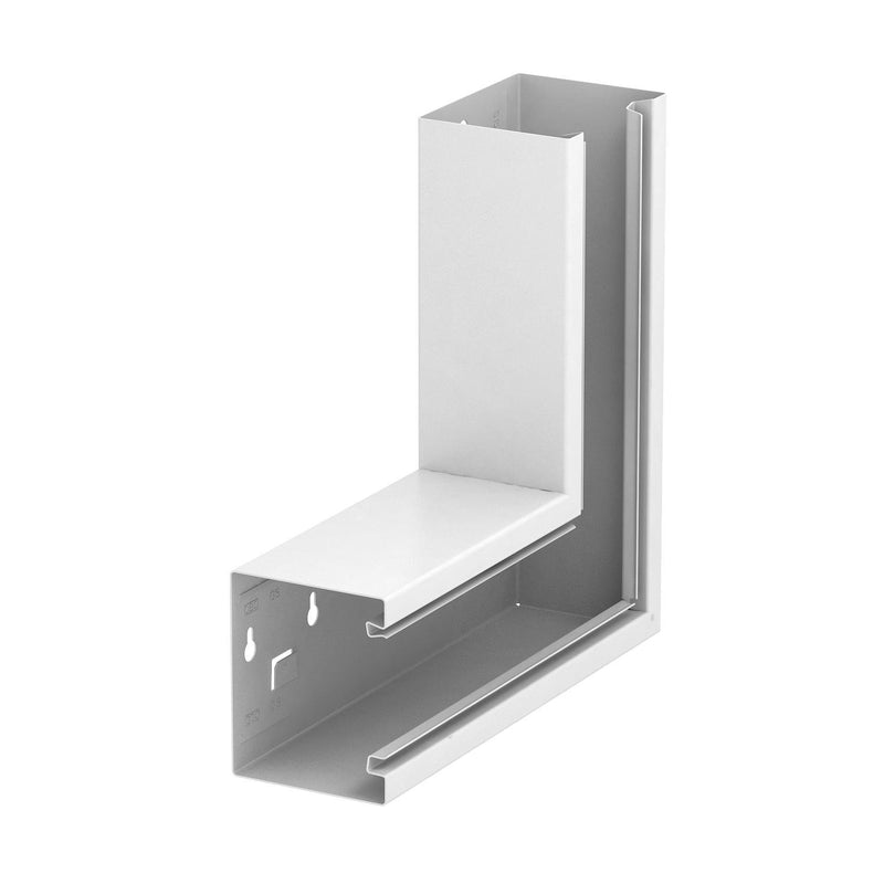 OBO Bettermann - Flachwinkel für Geräteeinbaukanal Flachwinkel GS-SFS90110RW symmetrisch