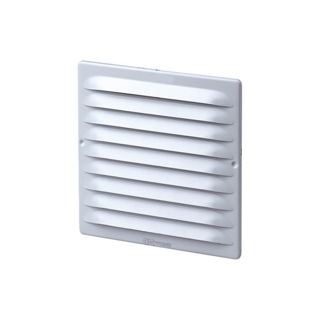 Maico - Außenluftgitter Metallgitter eckig MGE 80/125 V2A f.Rohr