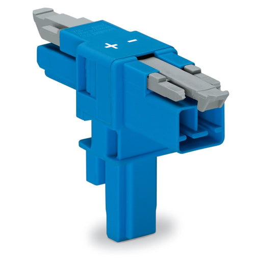 WAGO - Kompaktverteiler für steckbare Gebäudeinstallation T-Verteiler 2-polig 890-1617 Kod. I,blau − 25 Stück