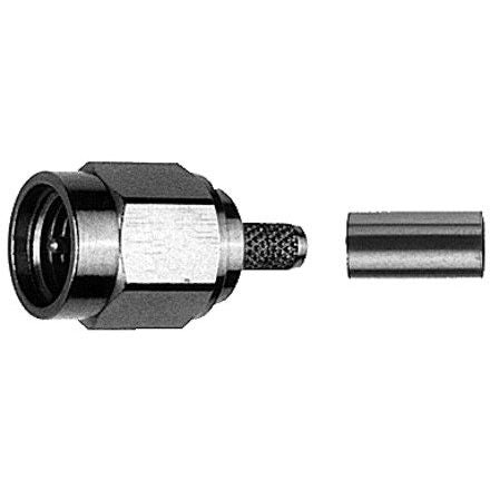 Telegärtner - Koax-Steckverbinder SMA Kabelstecker 100024605 löt/cr RG58