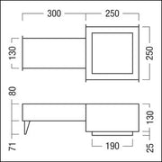 Zumtobel Group - Mechanisches Zubehör/Ersatzteile für Leuchten Betoneingießgehäuse PANOS INF/ #60800823