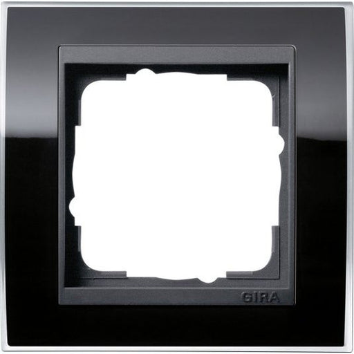 Gira - Abdeckrahmen 1fach 0211738 klar schwarz