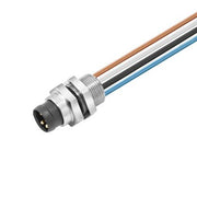 Weidmüller - Rundsteckverbinder, Einbau (mit Leitung) Steckverbinder SAIEM8R40.5UFPM8 Stift, M8 Rast