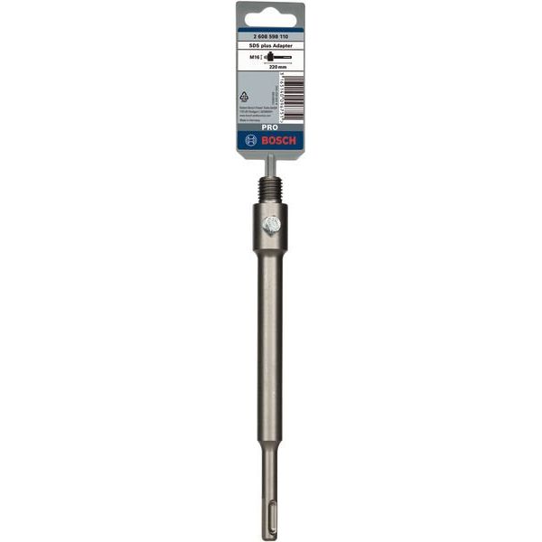 Bosch - Aufnahmeschaft für Bohrkronen PRO SDS plus Adapter, 2608598110 220 mm, M16