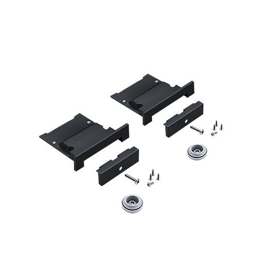 Zumtobel - Mechanisches Zubehör/Ersatzteile für Leuchten Endkappenset SLN2 MRT ECSET BWSBK schwarz
