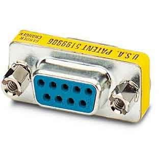 Phoenix Contact - Kontakteinsatz für Rundsteckverbinder D-SUB Gender-Changer VS-09-GC-BU/BU