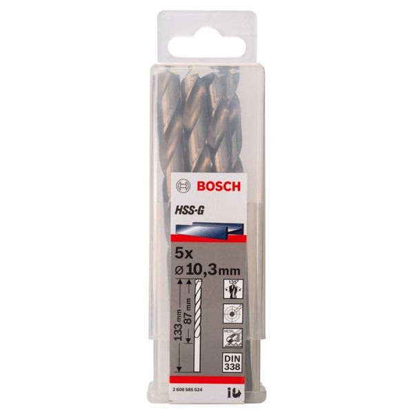 Bosch - Bohrer PRO Metal HSS-G 2608585524 Spiralbohrer 10,3 x