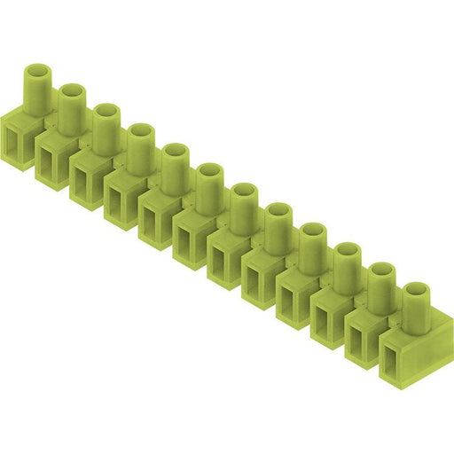 HKL - Ein- und mehrpolige Klemmenleiste Verbindungsklemme 466.14 grün-gelb − 10 Stück