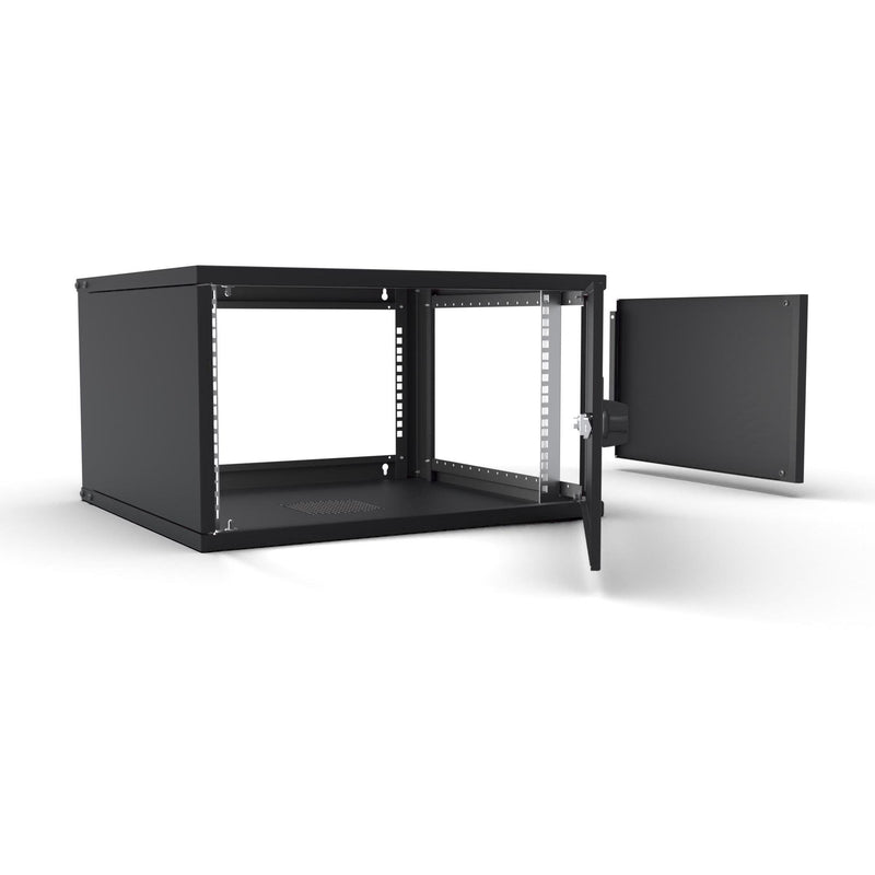 Enoc - Netzwerkgehäuse 19" Basic Wandschrank W3 6-5-P-S 6HE, 500mm Tief, sw