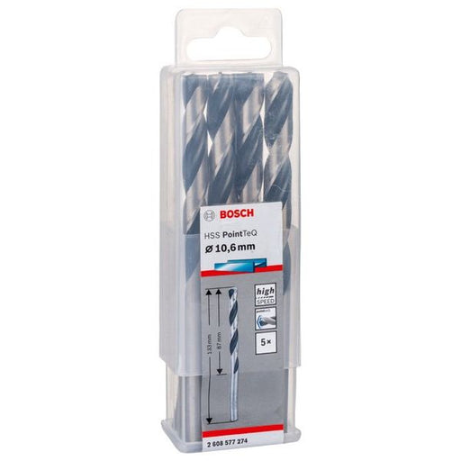 Bosch - Bohrer Metallspiralbohrer HSS 2608577274 PointTeQ DIN 338