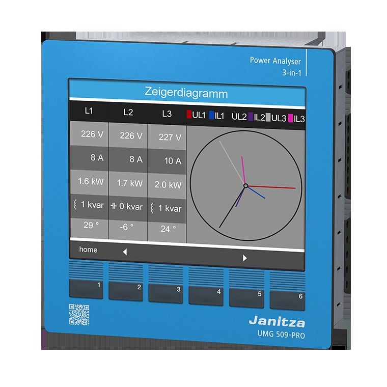 Janitza Electronic - Kombimessgerät Netzanalysator UMG 509 #5226001 UL mit RCM