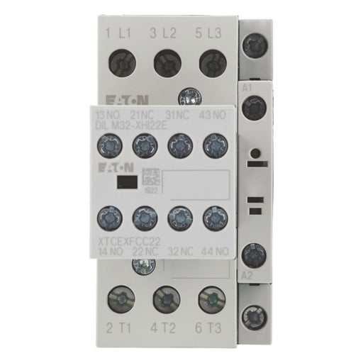 Eaton - Leistungsschütz zum Schalten von Wechselstrom Leistungsschütz DILM17-22(RDC24) 7,5kW/400V,DC