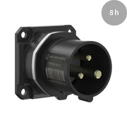 Walther Werke - CEE-Gerätestecker (IEC 60309) CEE NEO Anbaugerätestecker FW612308CC gerade 16A 3P 8h