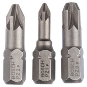 Bosch - Bit-Set Schrauberbit-Set, Extra 2607001753 Hard 3-tlg. PZ1 PZ2