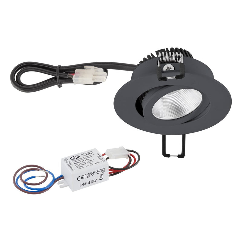EVN Lichttechnik - Downlight/Strahler/Flutlicht P-LED Deckeneinbauleuchte PC20N31602 230V 3000K 300lm