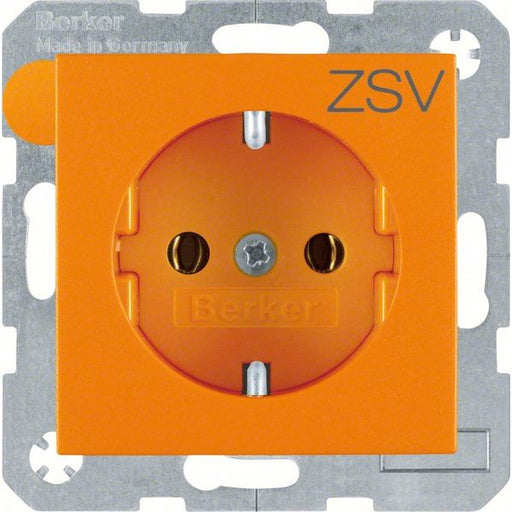 Berker - Steckdose Schuko-Steckdose or 47431907 Aufdruck ZSV