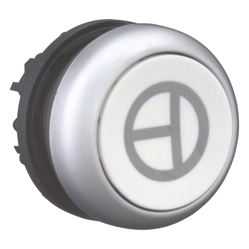 Eaton - Frontelement für Drucktaster Drucktaste RMQ-Titan M22-D-W-X11 flach tastend weiß − 10 Stück