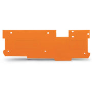 WAGO - Abschluss- und Zwischenplatte für Reihenklemme Abschluss-u.Zwischenplatte 769-321 1,1mm dick,orange − 25 Stück
