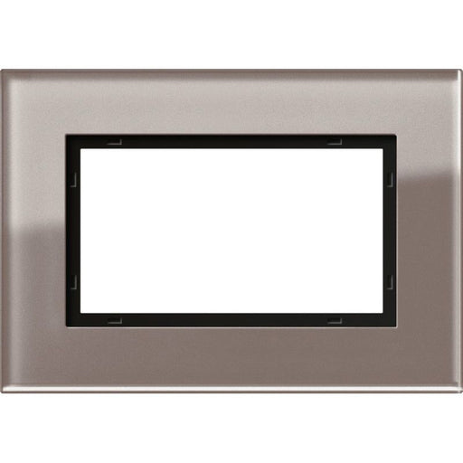 Gira - Abdeckrahmen Abdeckrahmen 1 1 2fach 1001122 Glas umbra − 1 Stück by Gira
