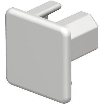 OBO Bettermann - Endstück für Leitungsführungskanal Endstück WDK HE20020LGR 20x20mm − 10 Stück