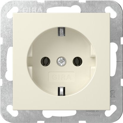 Gira - Steckdose 418801 Cremeweiß, glänzend